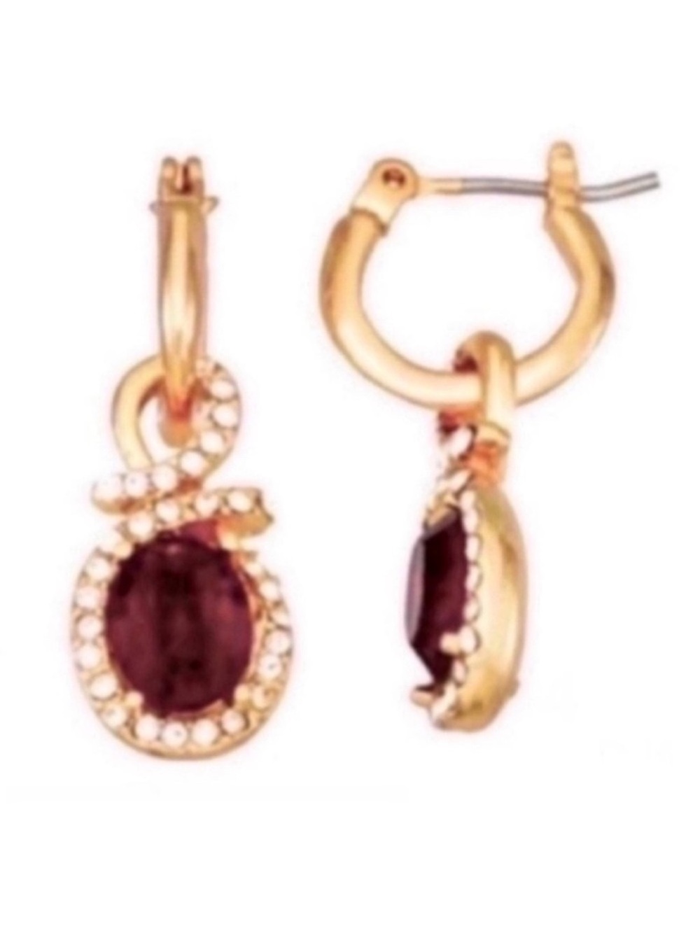 Red Dangle Earrings